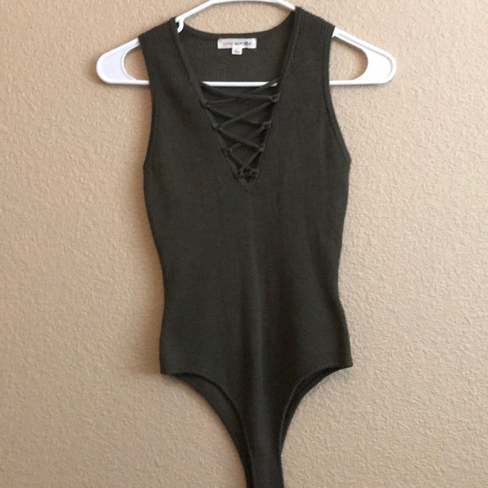 Green body suit